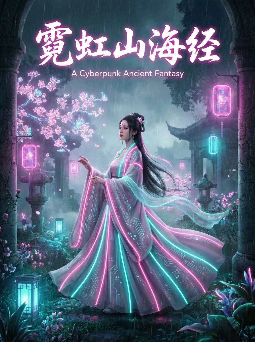 插曲的痛的视频试看 古风奇缘短剧 - 霓虹山海经海报